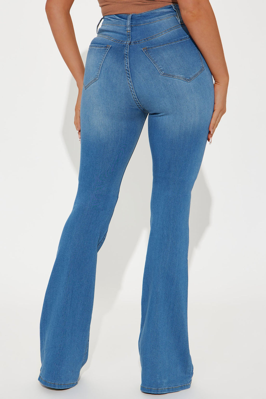 Tall Deep In My Soul Flare Jeans - Medium Blue Wash