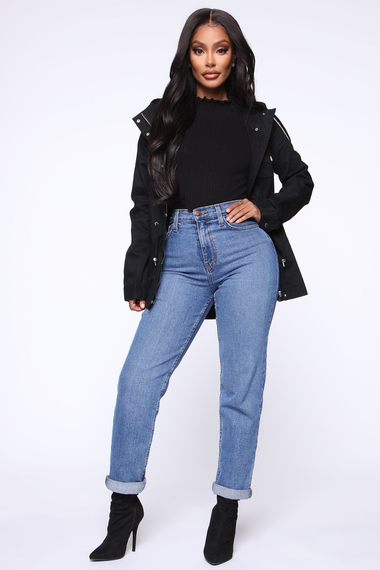 Gimme Some Love Anorak Jacket - Black