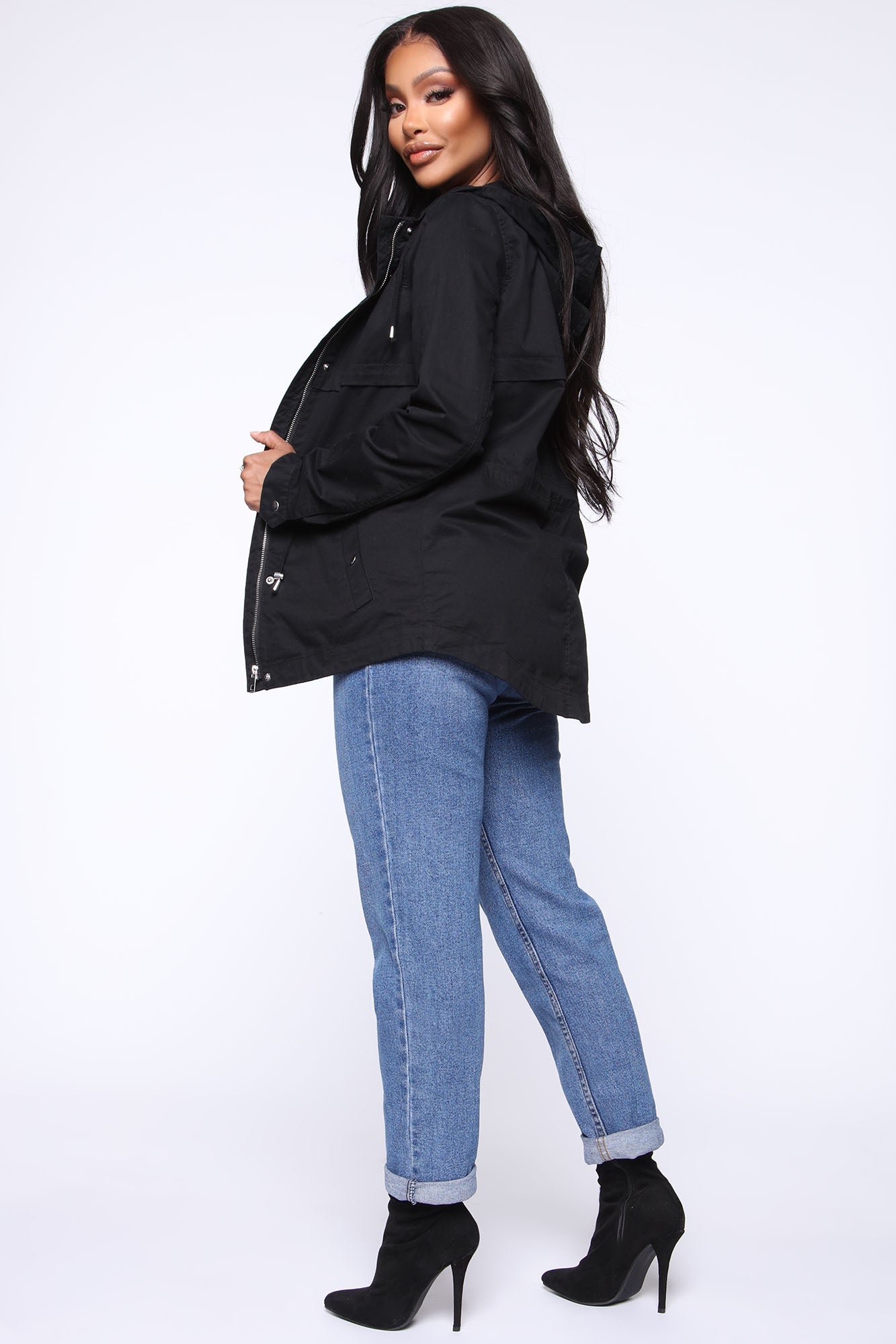 Gimme Some Love Anorak Jacket - Black