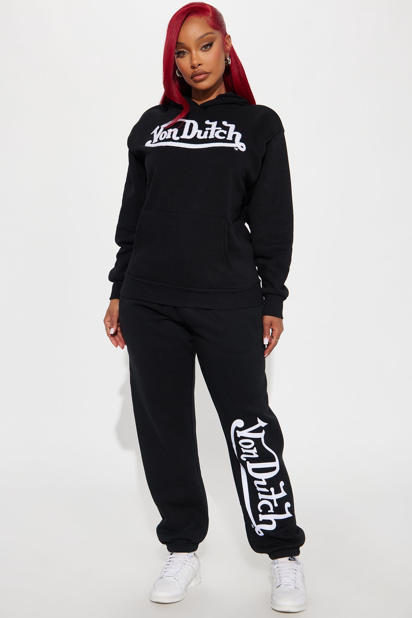 Von Dutch Patch Hoodie - Black