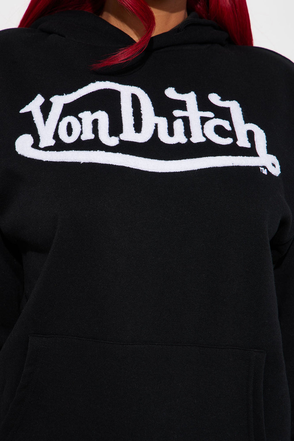 Von Dutch Patch Hoodie - Black