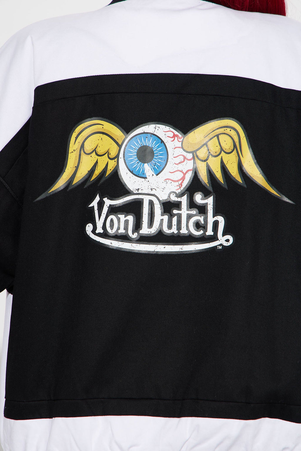 Von Dutch Bomber Jacket - Black/White