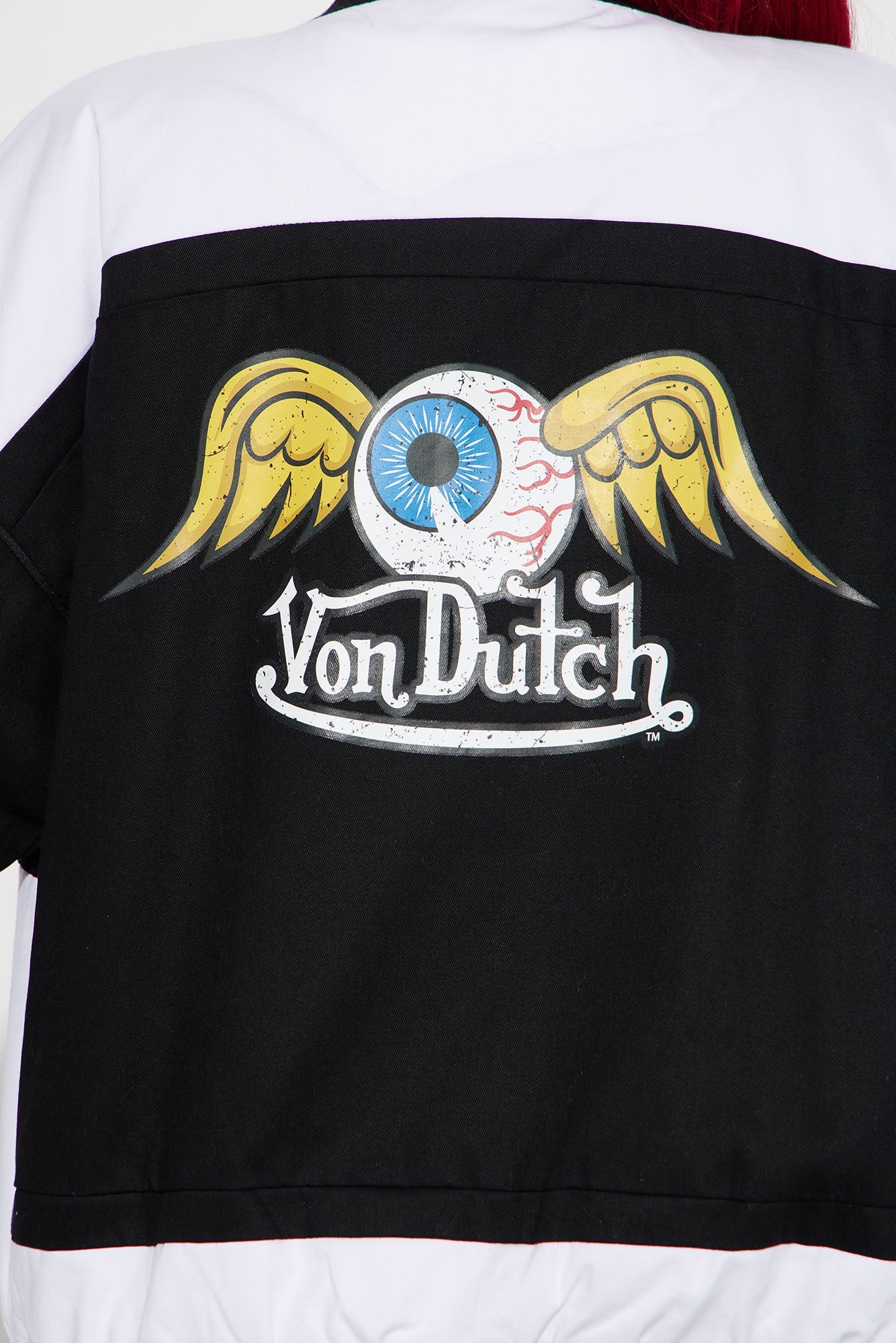 Von Dutch Bomber Jacket - Black/White