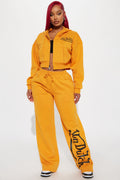 Von Dutch Wide Leg Pant - Orange
