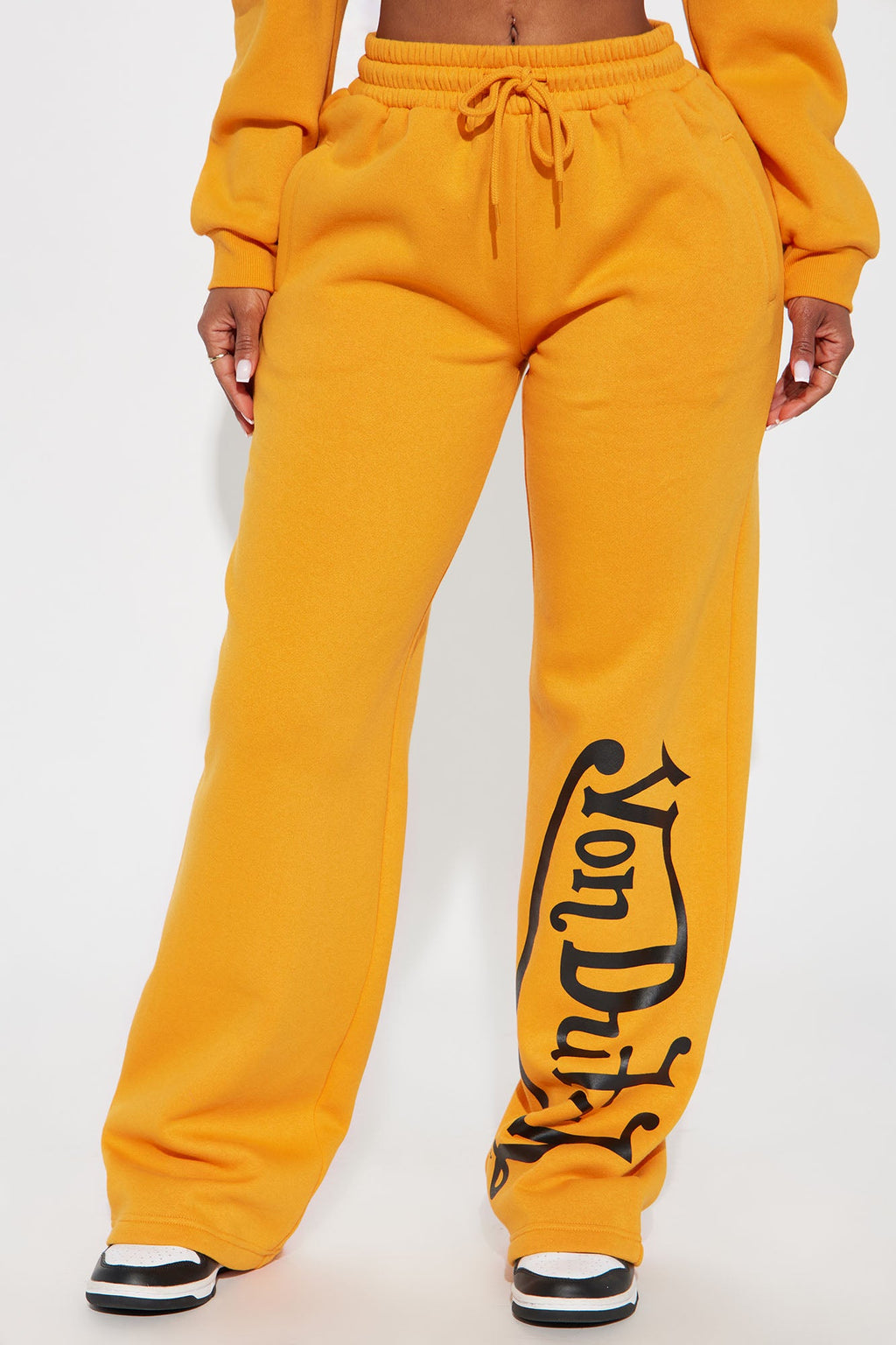 Von Dutch Wide Leg Pant - Orange