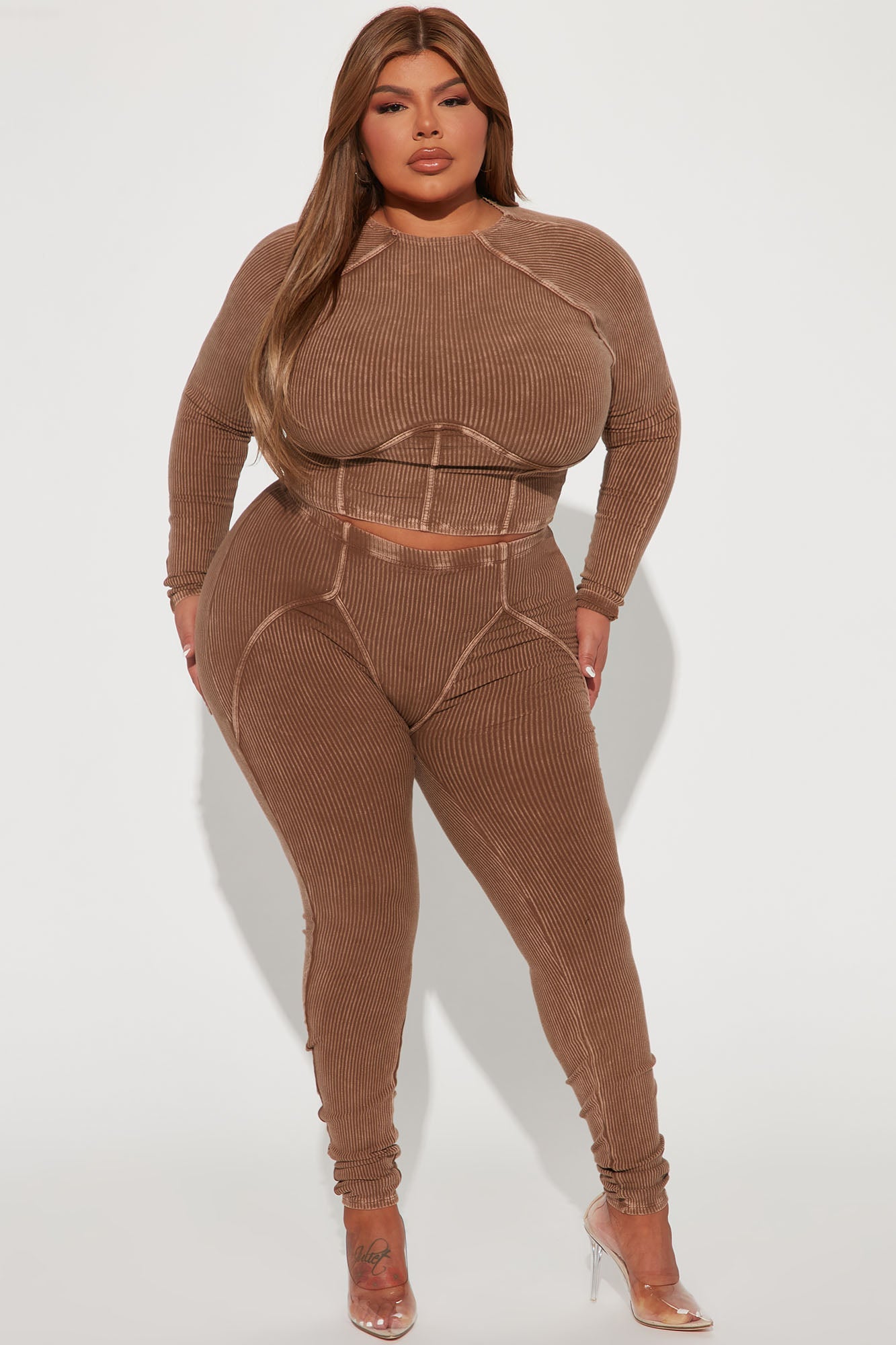 Jaime Legging Set - Brown