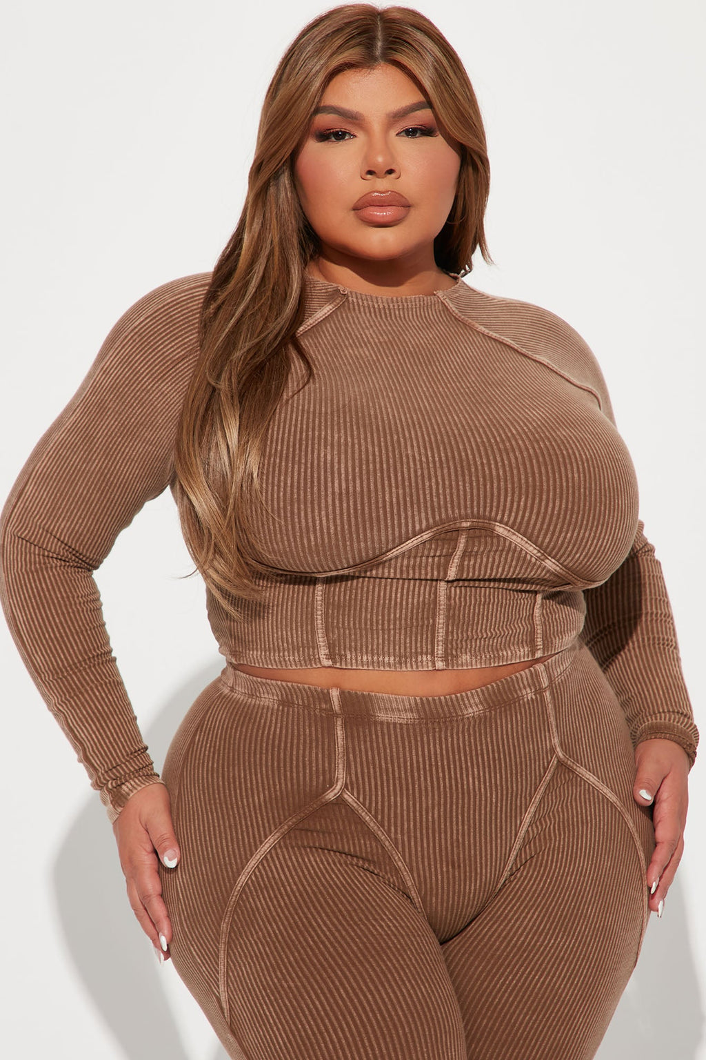 Jaime Legging Set - Brown