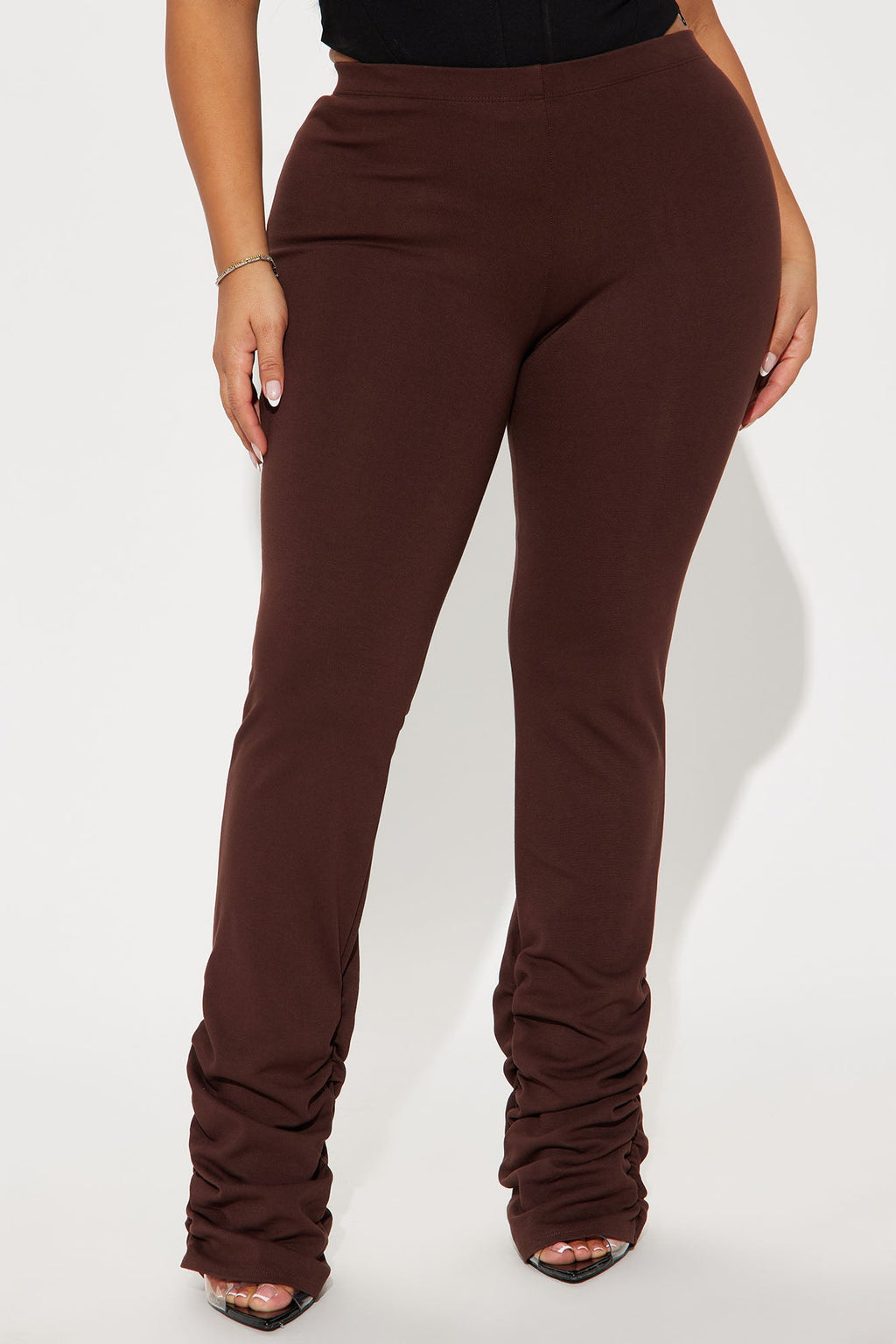 Love Galore Stacked Legging - Chocolate