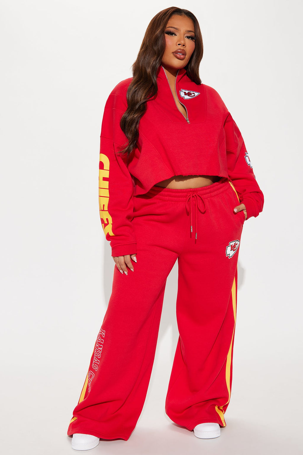 Chiefs Second Half Come-Back Zip Sweatshirt - Red