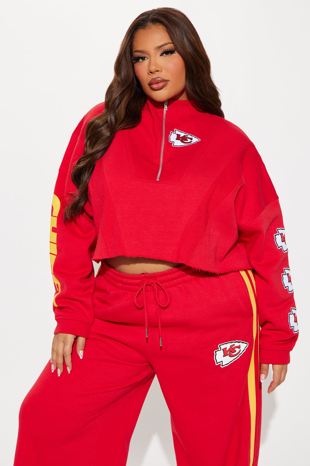 Chiefs Second Half Come-Back Zip Sweatshirt - Red