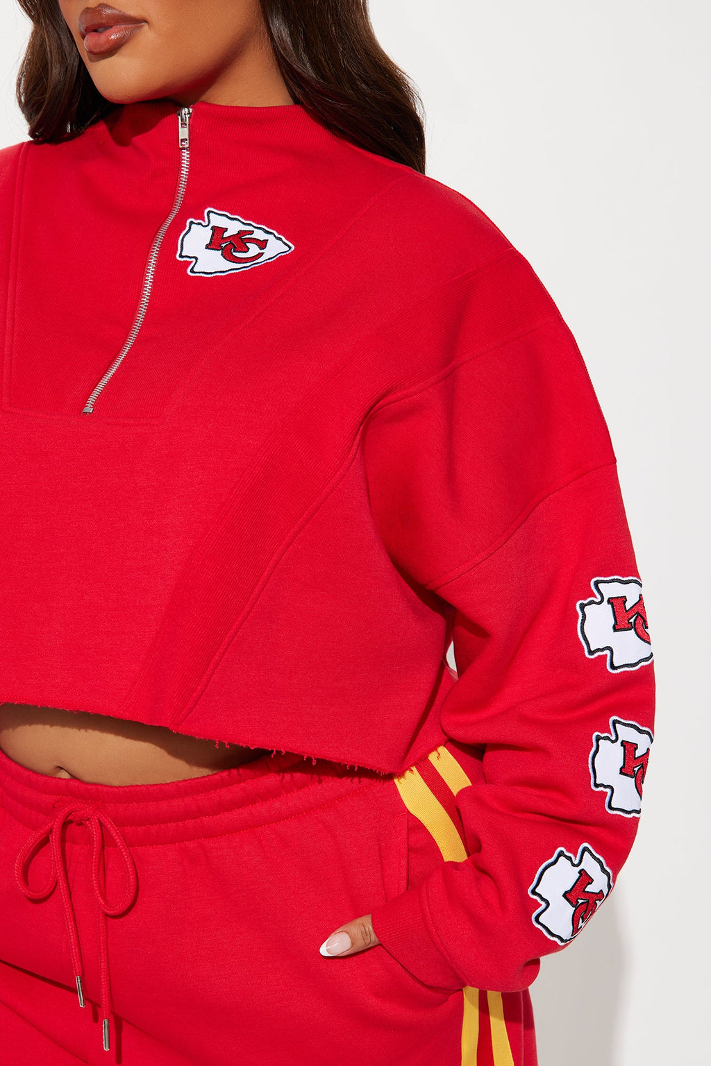 Chiefs Second Half Come-Back Zip Sweatshirt - Red
