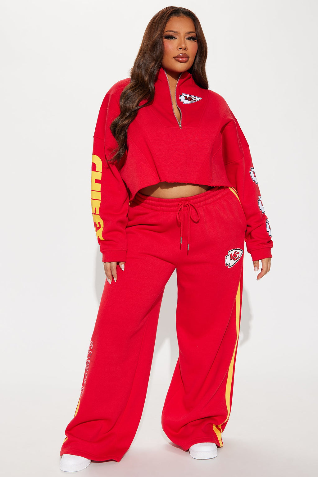 Chiefs Second Half Come-Back Wide Leg Pant - Red