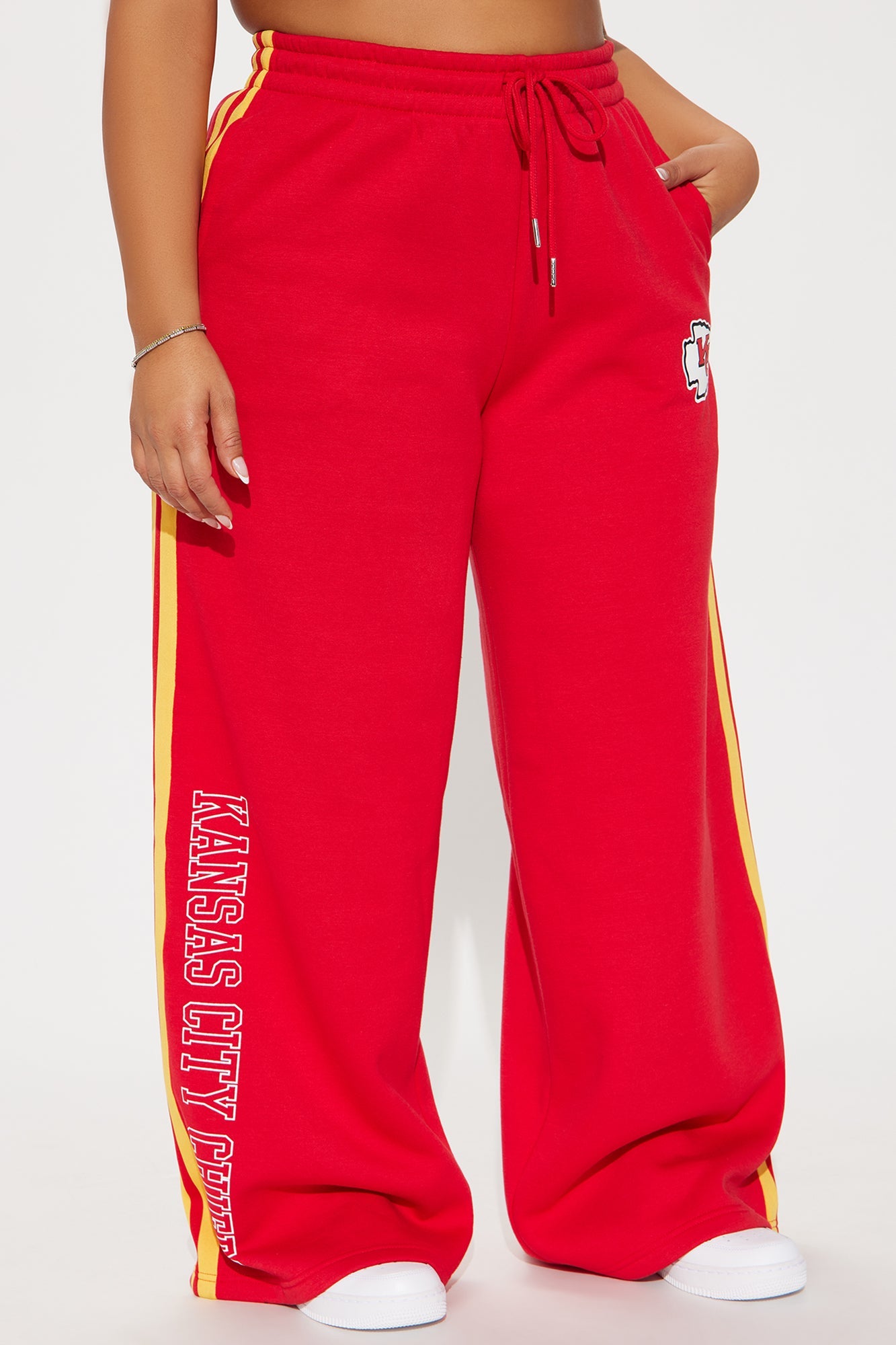 Chiefs Second Half Come-Back Wide Leg Pant - Red