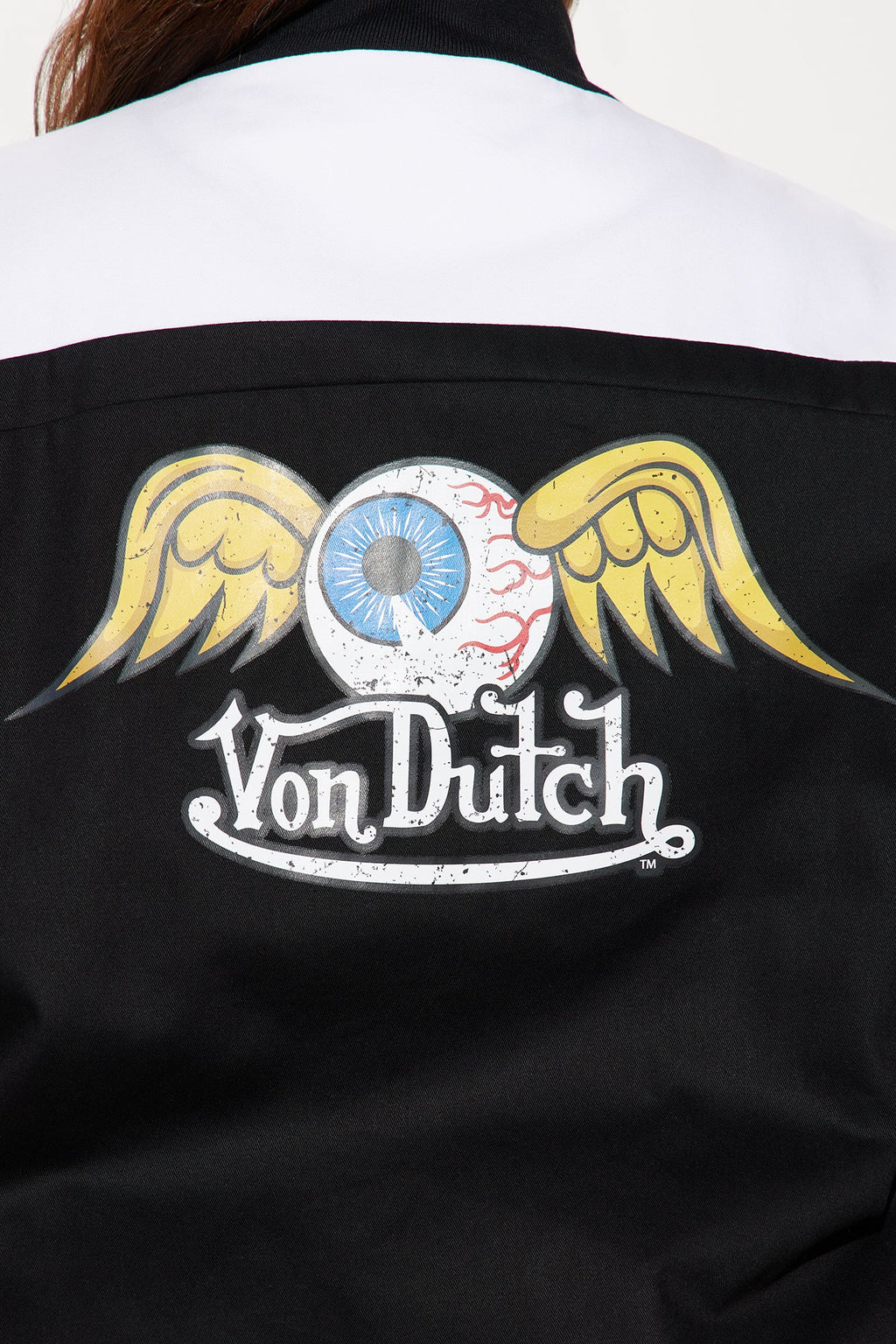 Von Dutch Bomber Jacket - Black/White