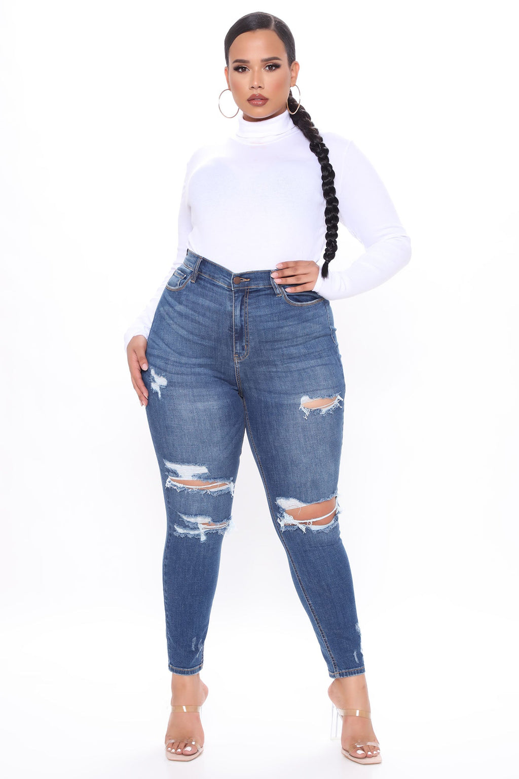 Don't Believe It Skinny Jeans - Dark Denim