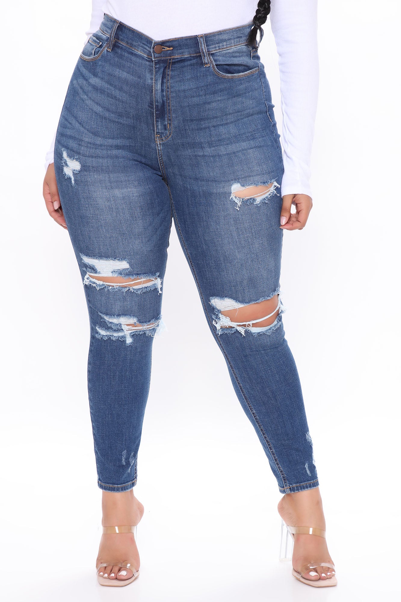 Don't Believe It Skinny Jeans - Dark Denim