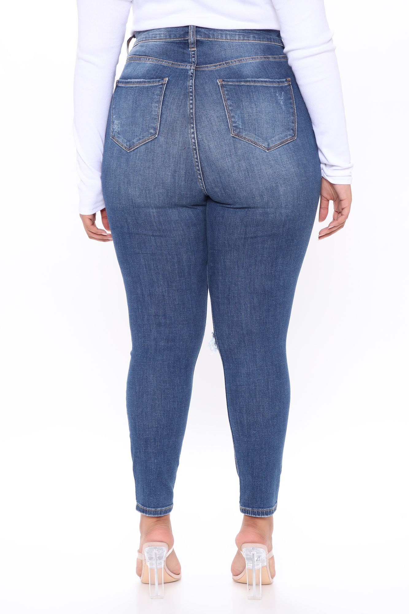 Don't Believe It Skinny Jeans - Dark Denim