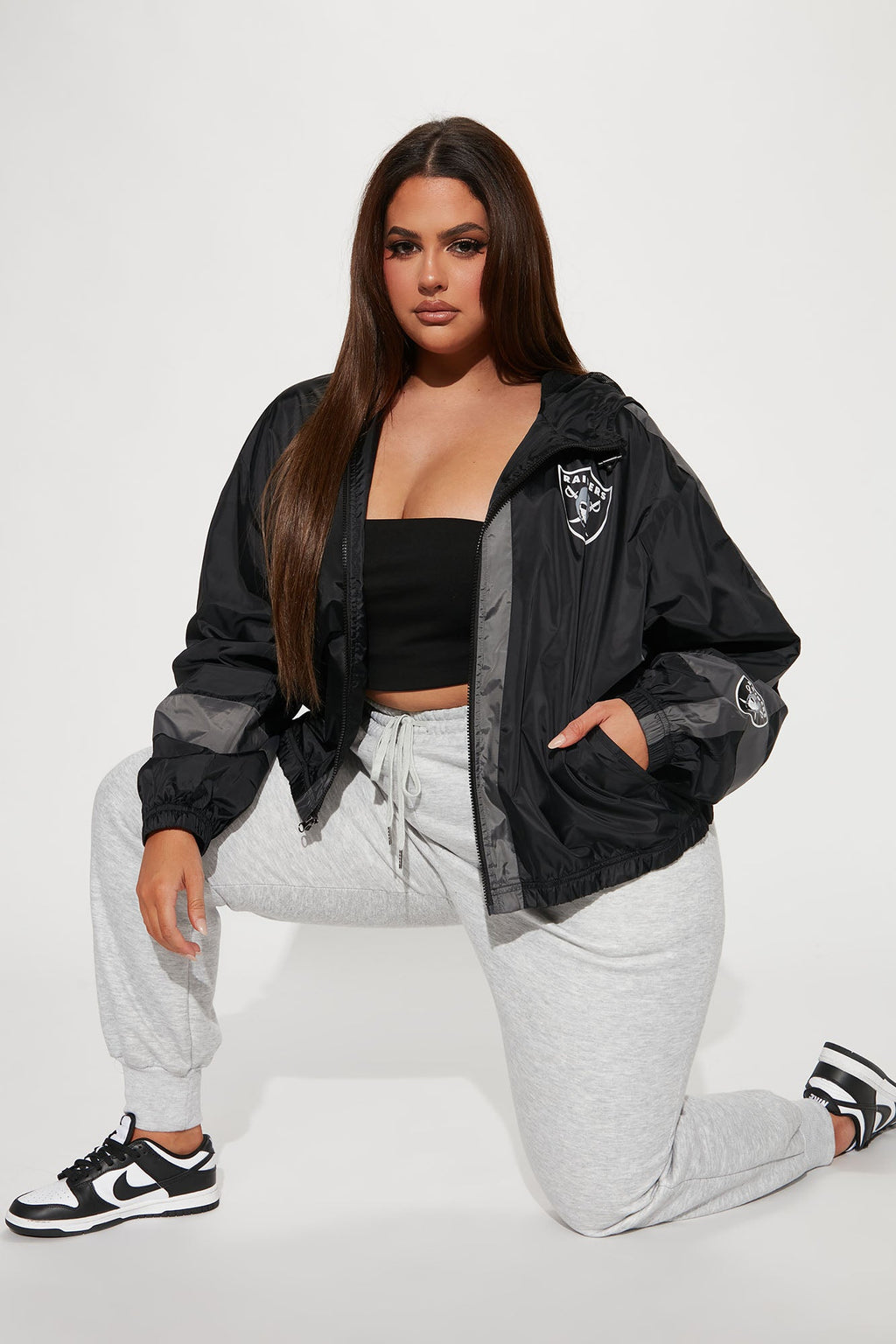 NFL Raiders Game Time Jacket - Black