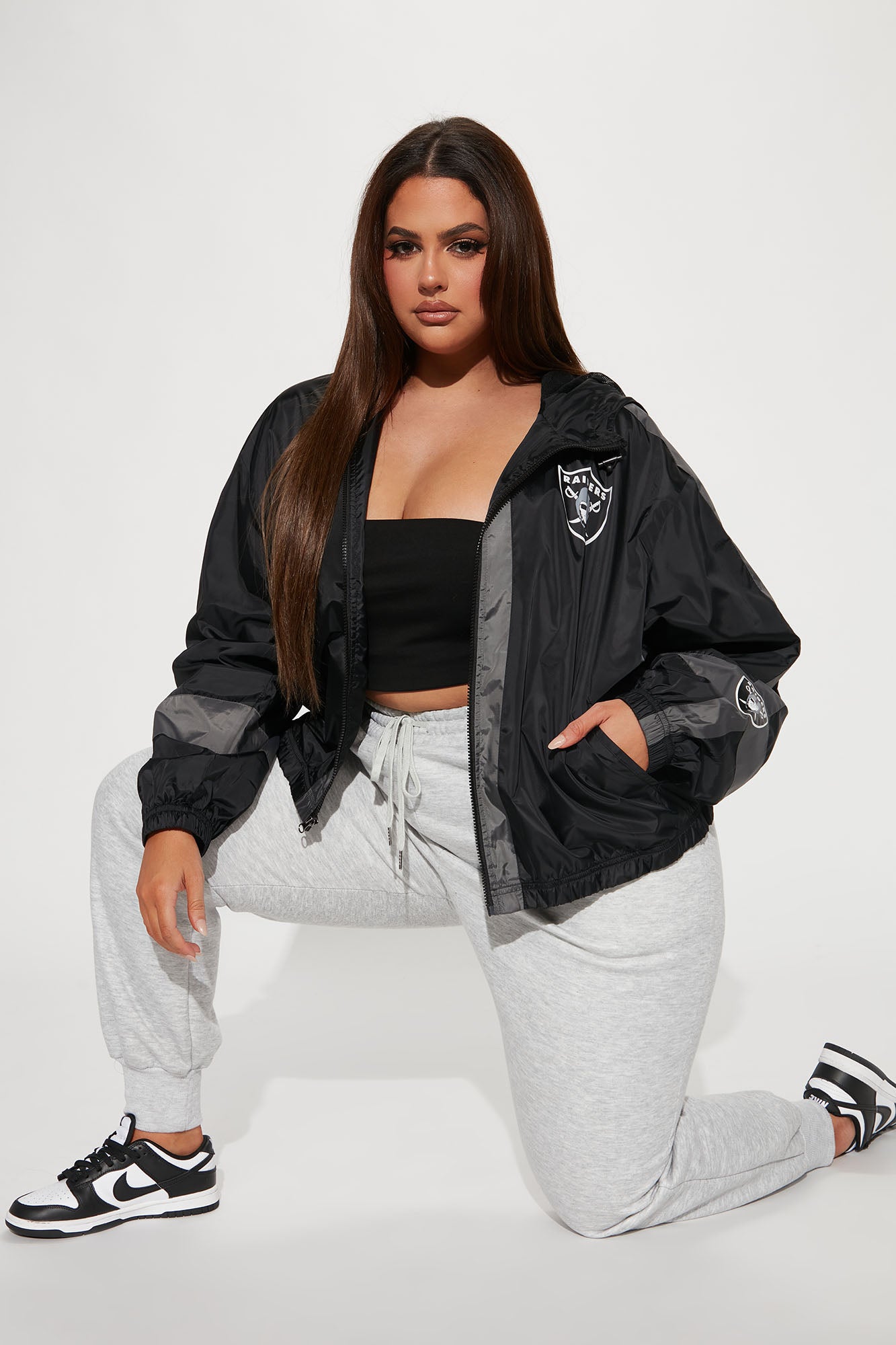 NFL Raiders Game Time Jacket - Black