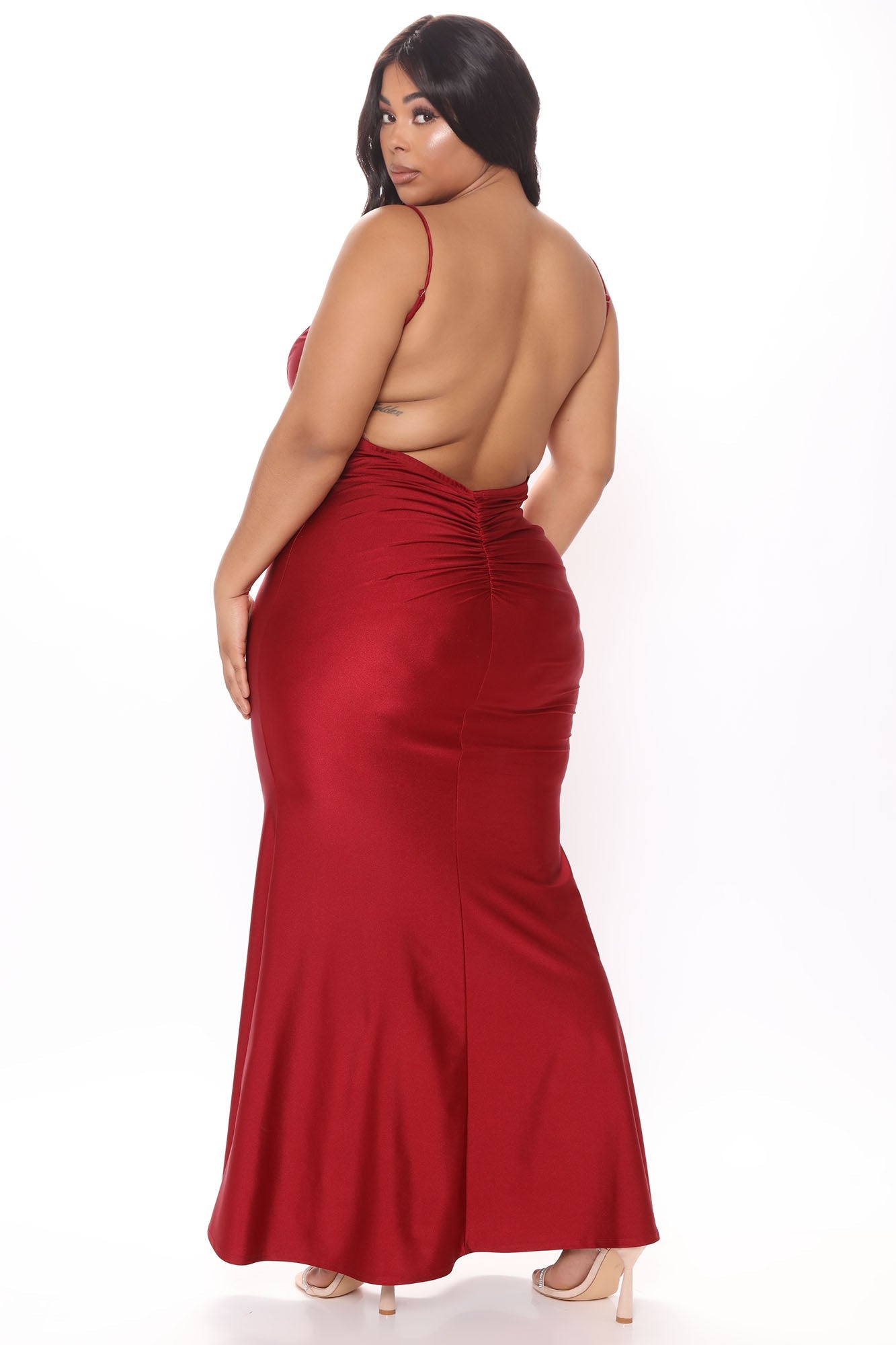 Walk Behind Me Maxi Dress - Wine