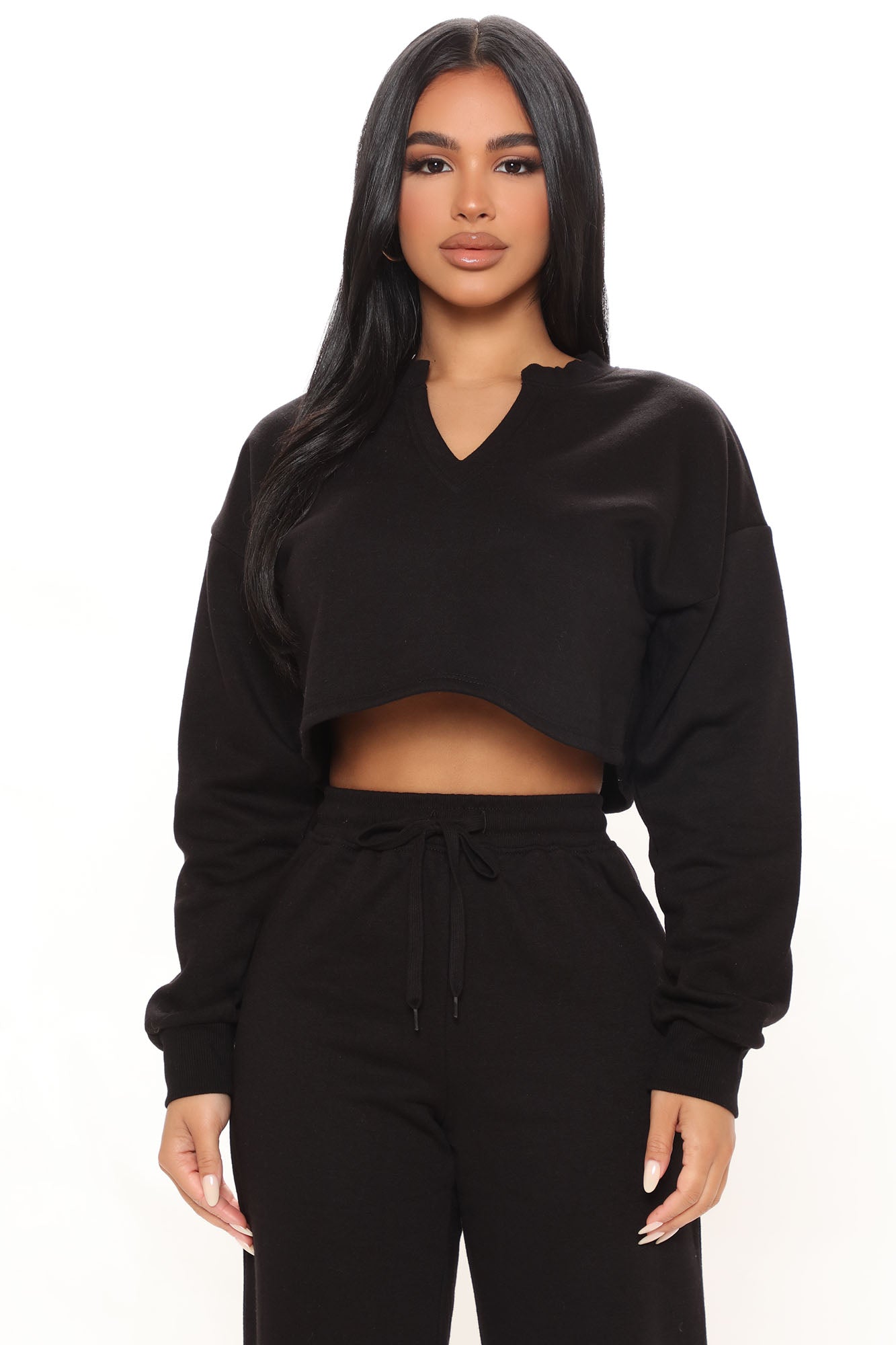 Doing Things Jogger Set - Black