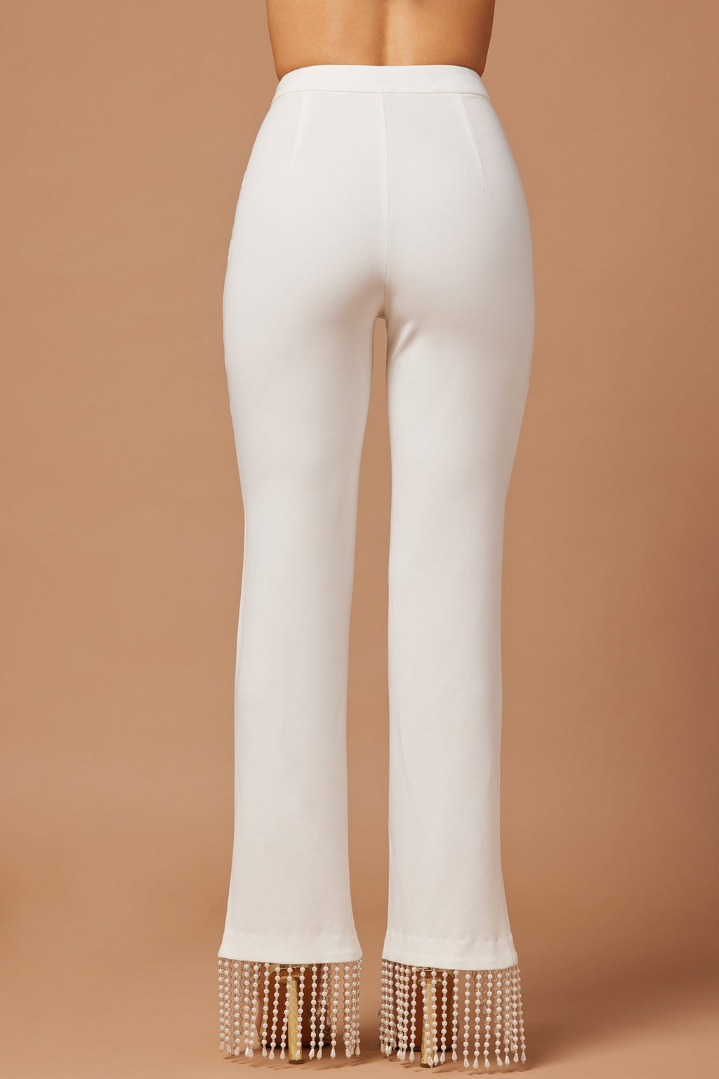 Sadie Pearl Pant - White