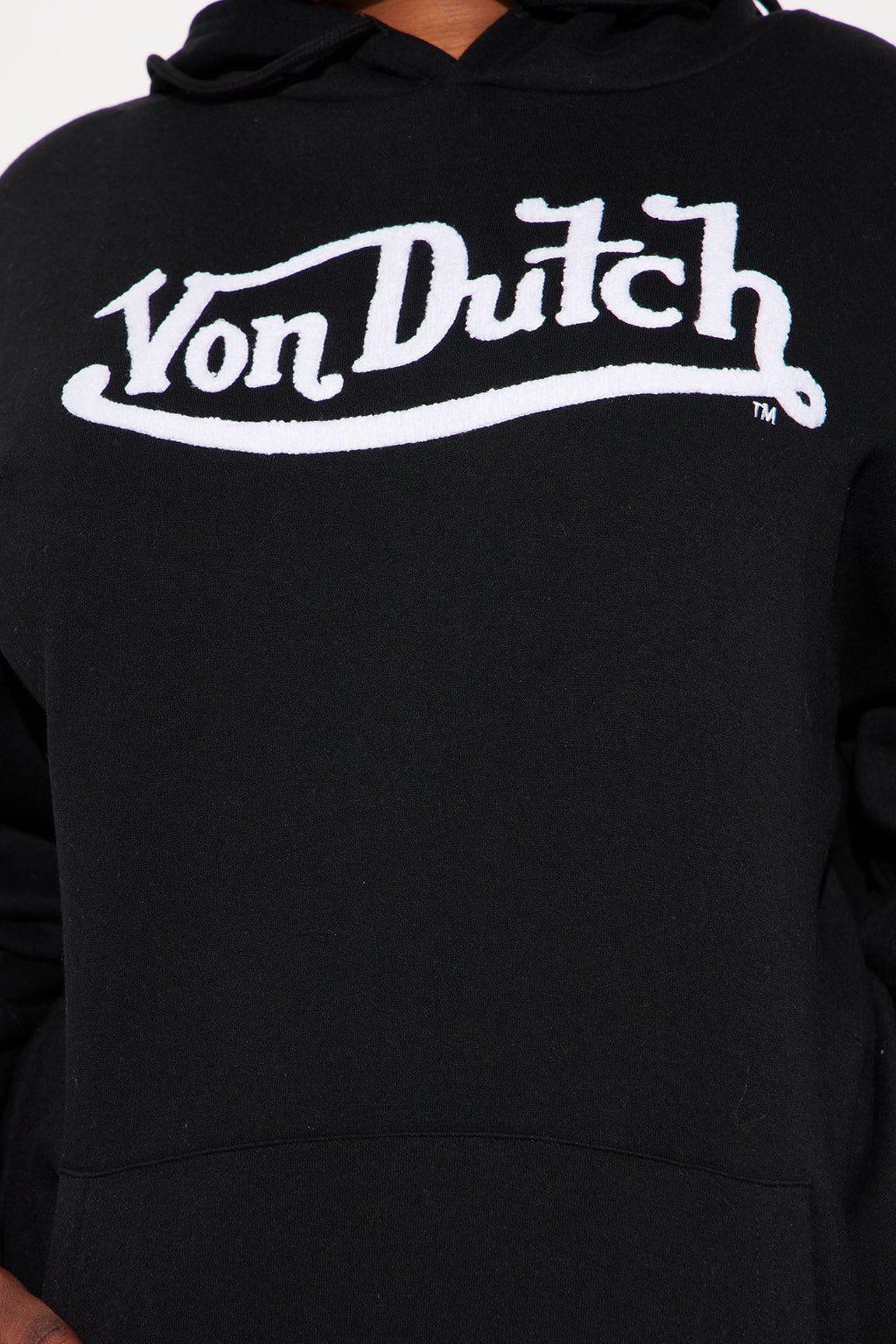 Von Dutch Patch Hoodie - Black