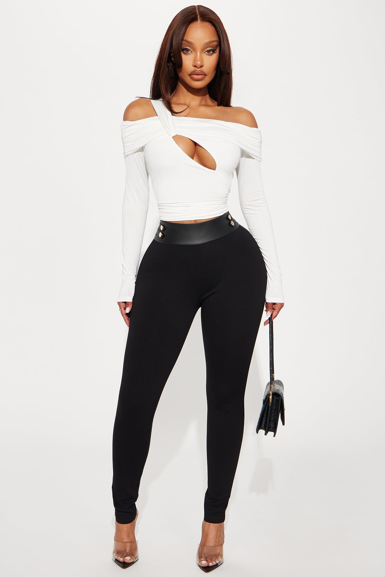 Kendra Ponte Leggings - Black