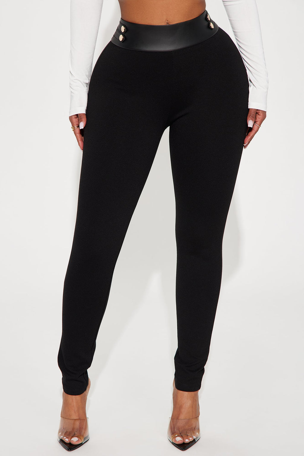 Kendra Ponte Leggings - Black