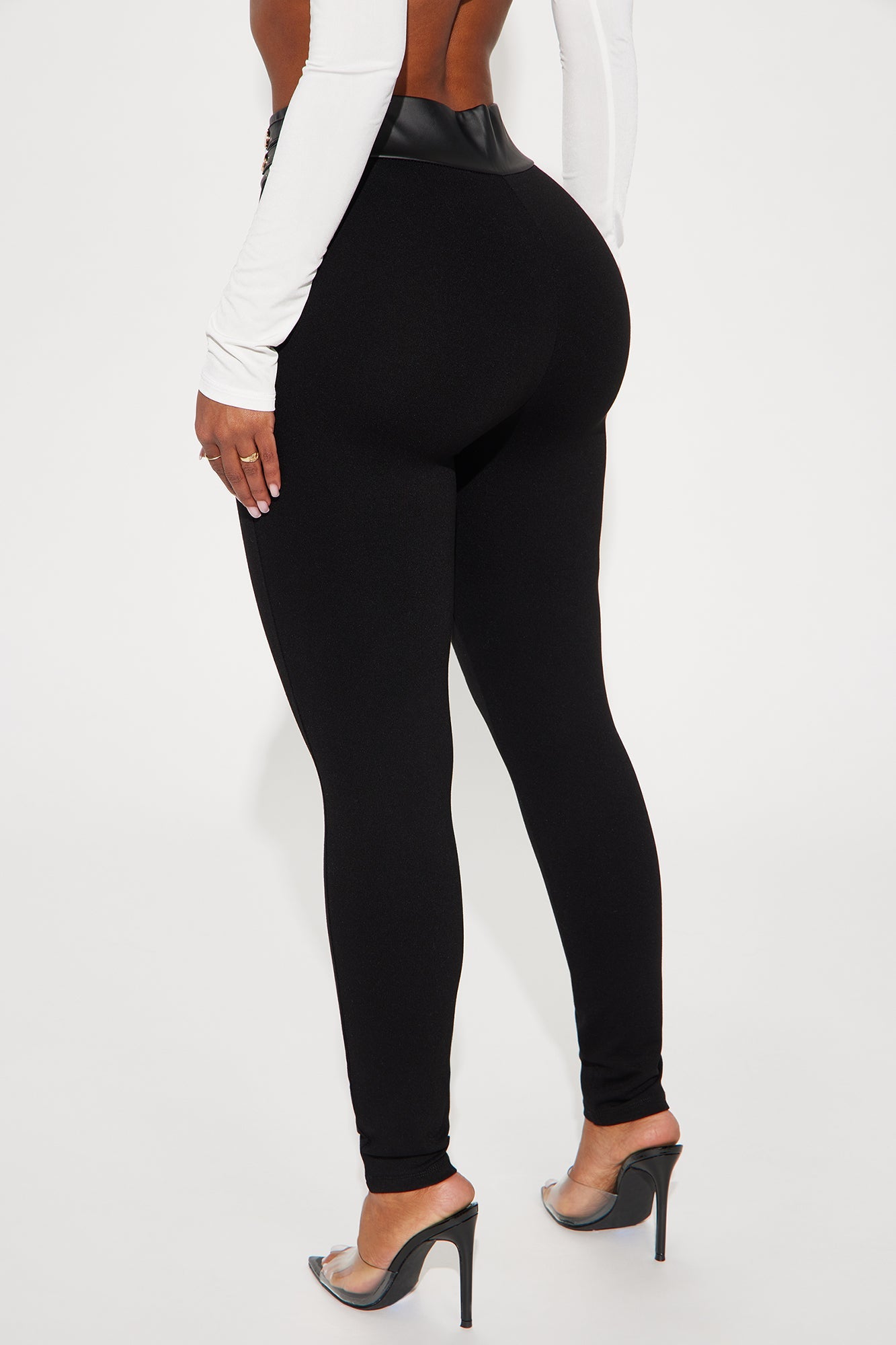 Kendra Ponte Leggings - Black