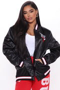 NBA Team Manager Bulls Bomber - Black