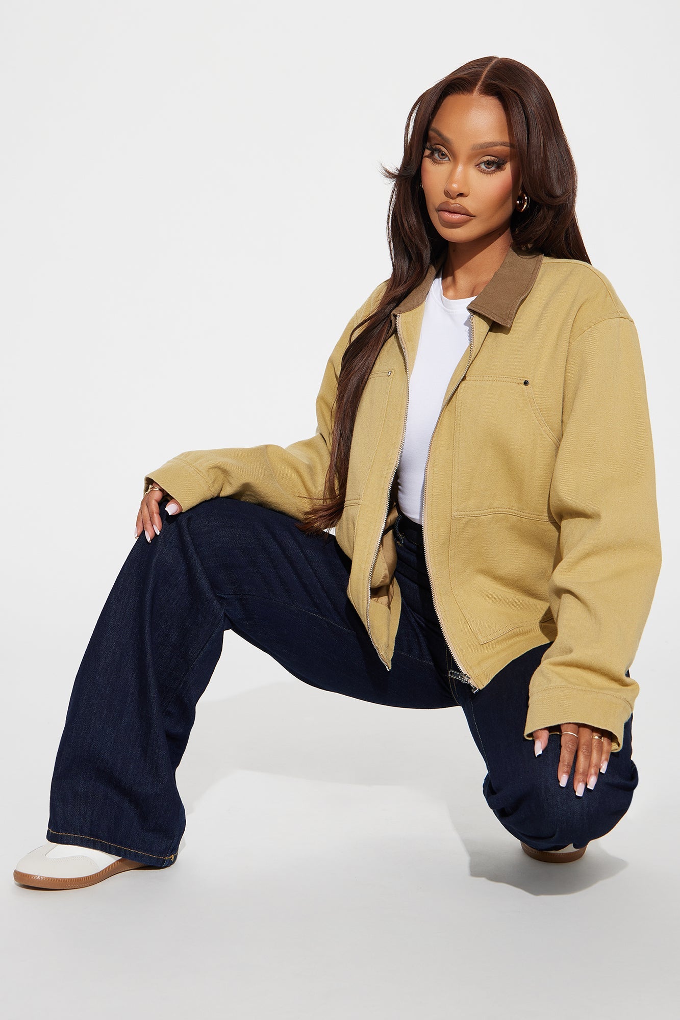 Leila Barn Jacket - Khaki