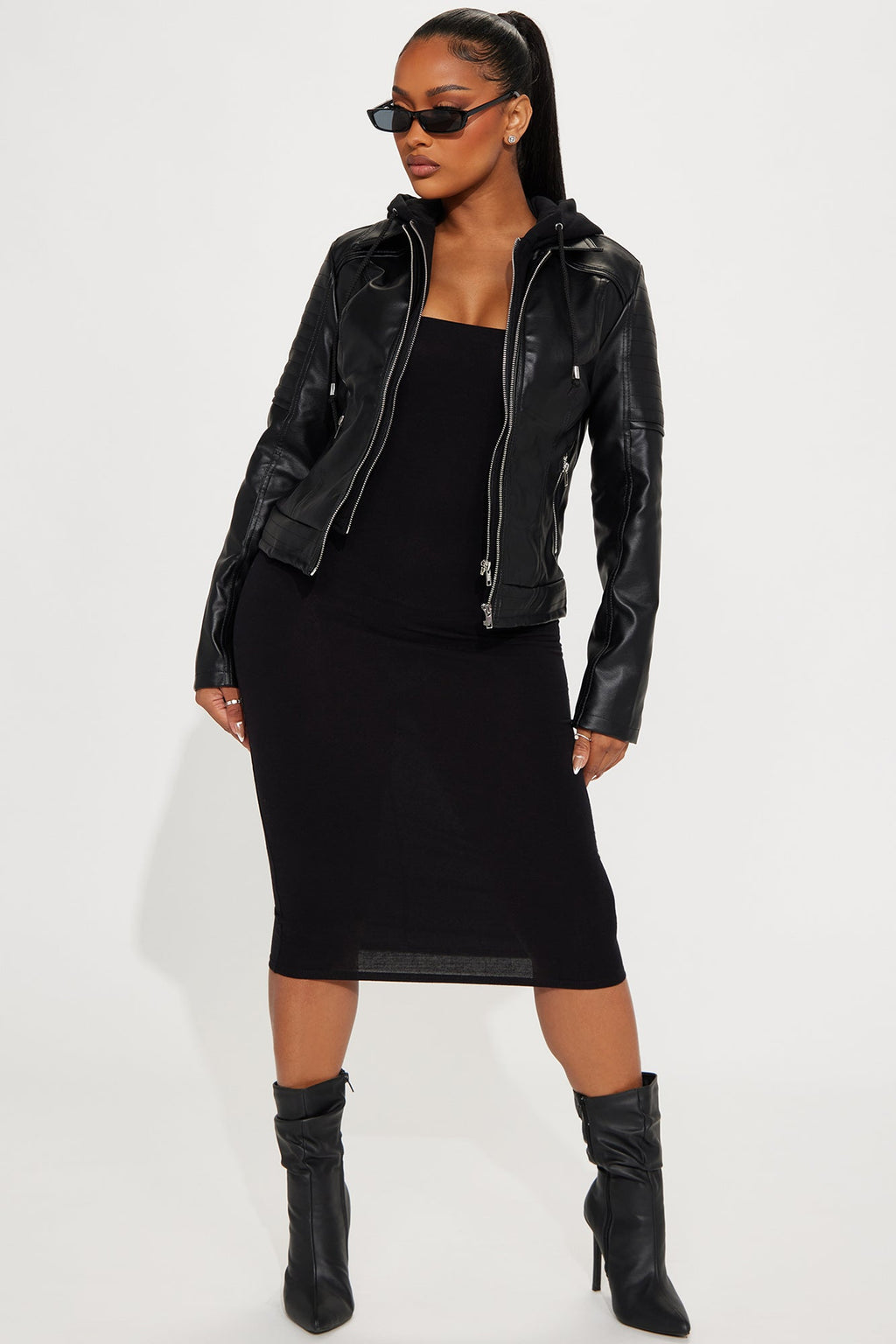 My Go To PU Jacket - Black