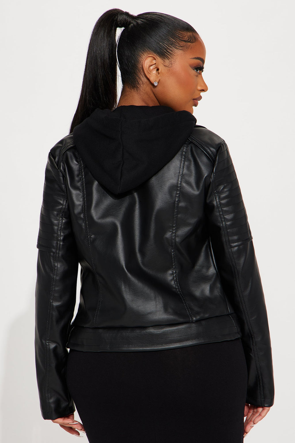 My Go To PU Jacket - Black