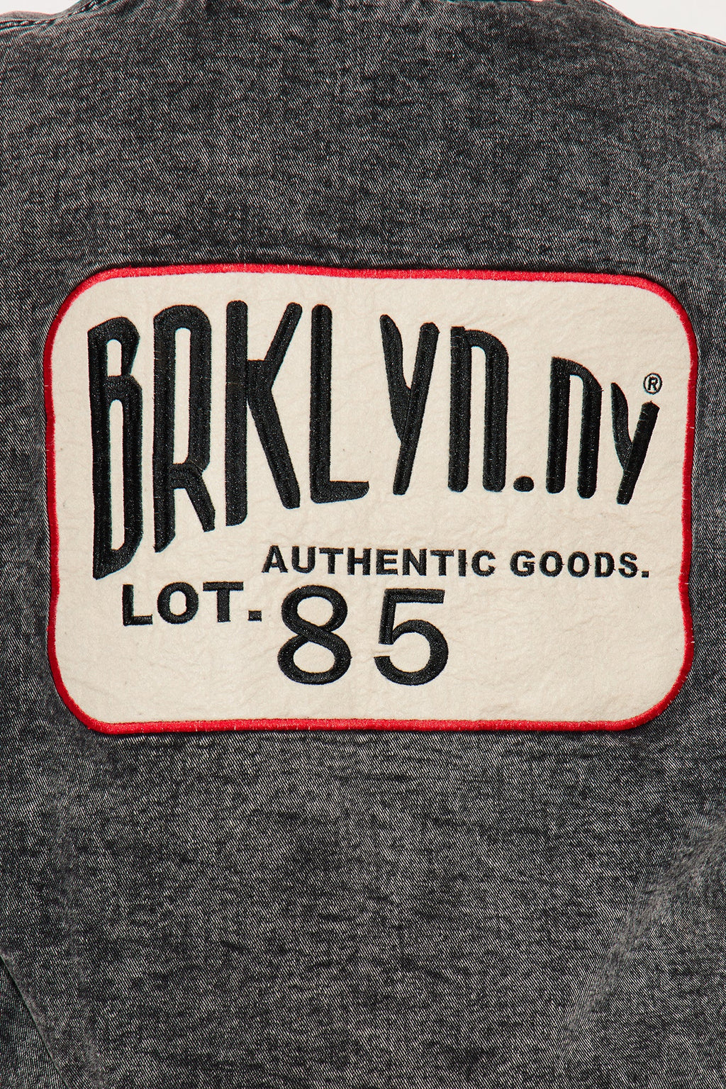 Made In Brooklyn Washed Bomber Jacket - Black Wash