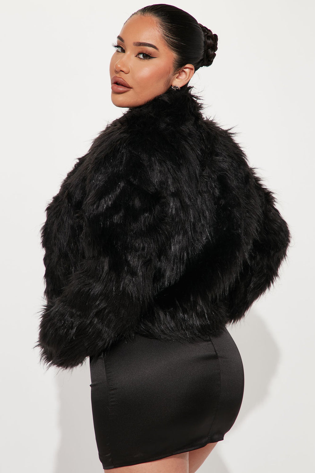 Fernanda Fur Coat - Black