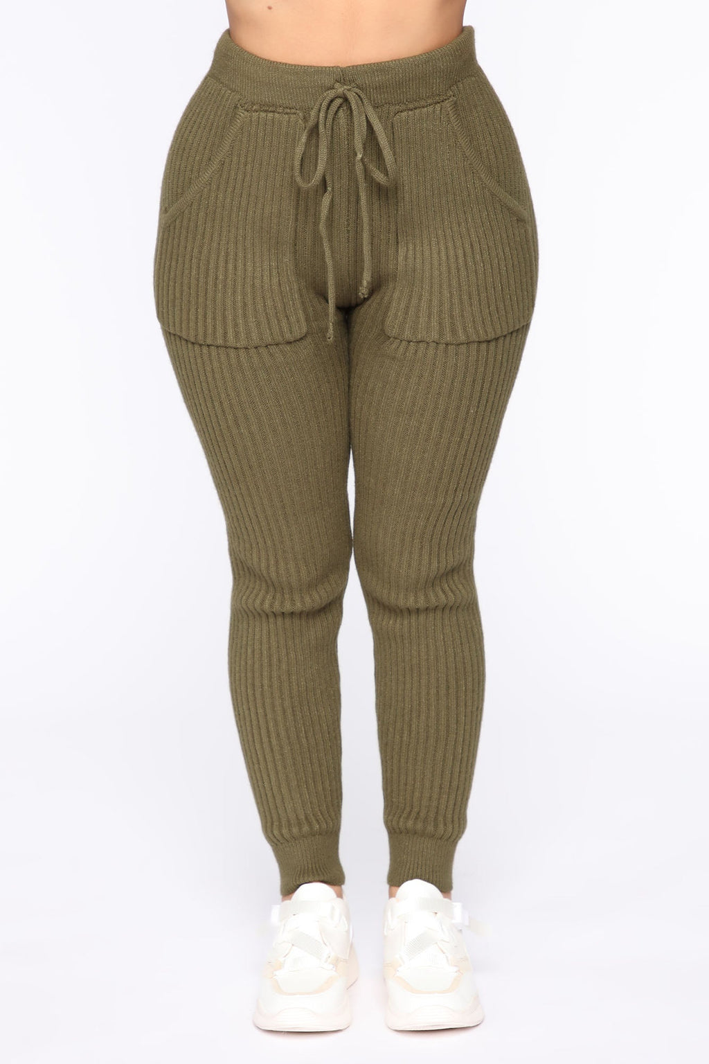 Cozy Nights Pant Set - Olive