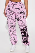 Von Dutch Masterpiece Jogger - Pink/combo