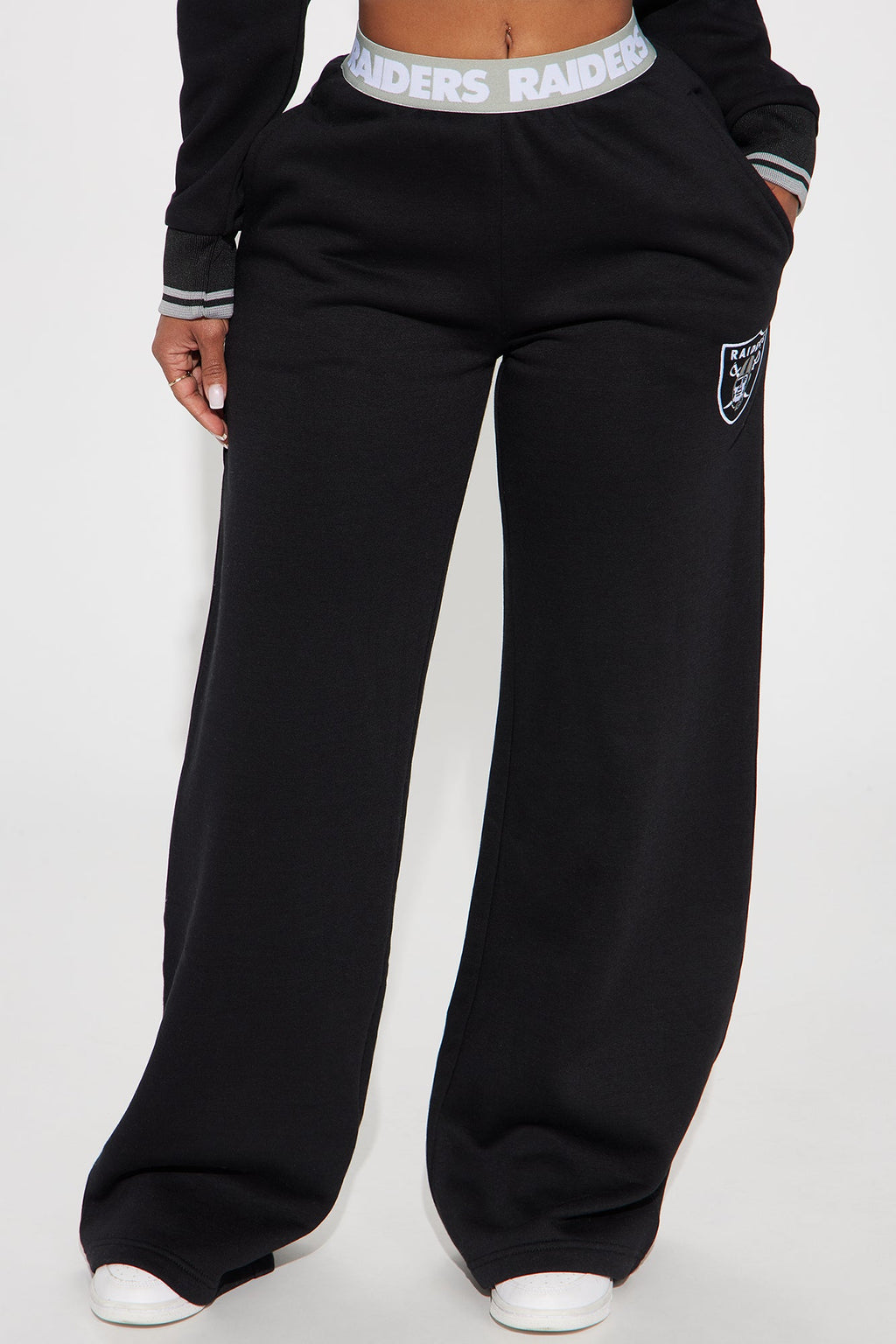 Raiders Home Advantage Wide Leg Pant - Black