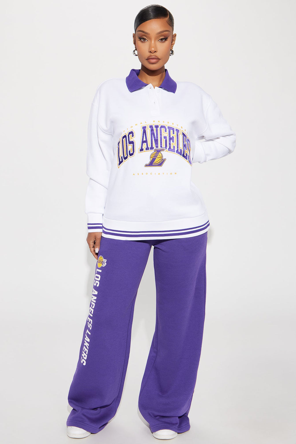 Lakers Warm Up Sweatshirt - White