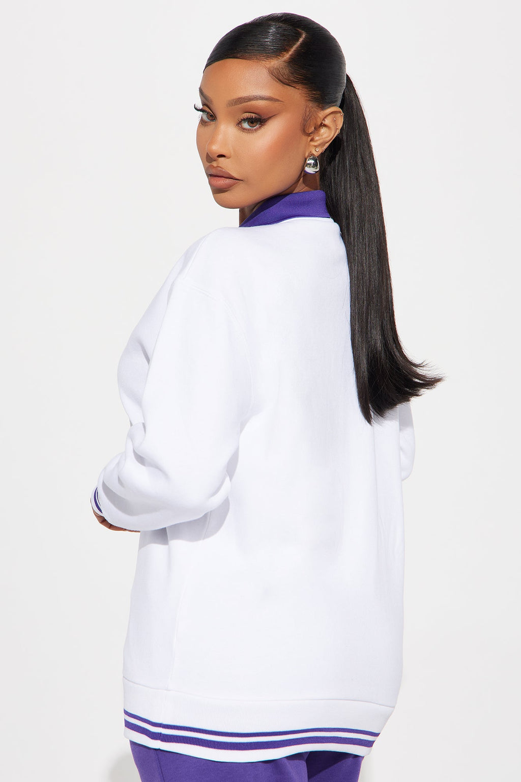 Lakers Warm Up Sweatshirt - White