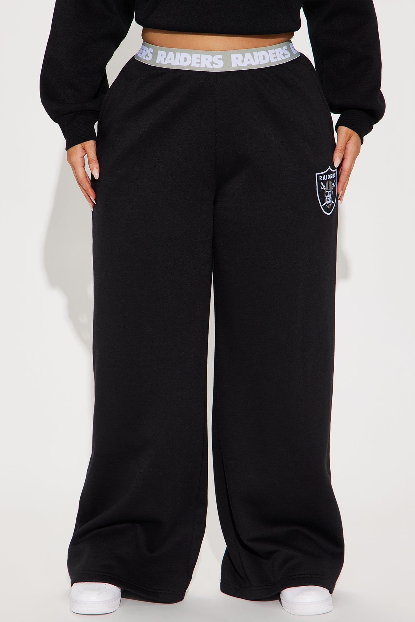 Raiders Home Advantage Wide Leg Pant - Black