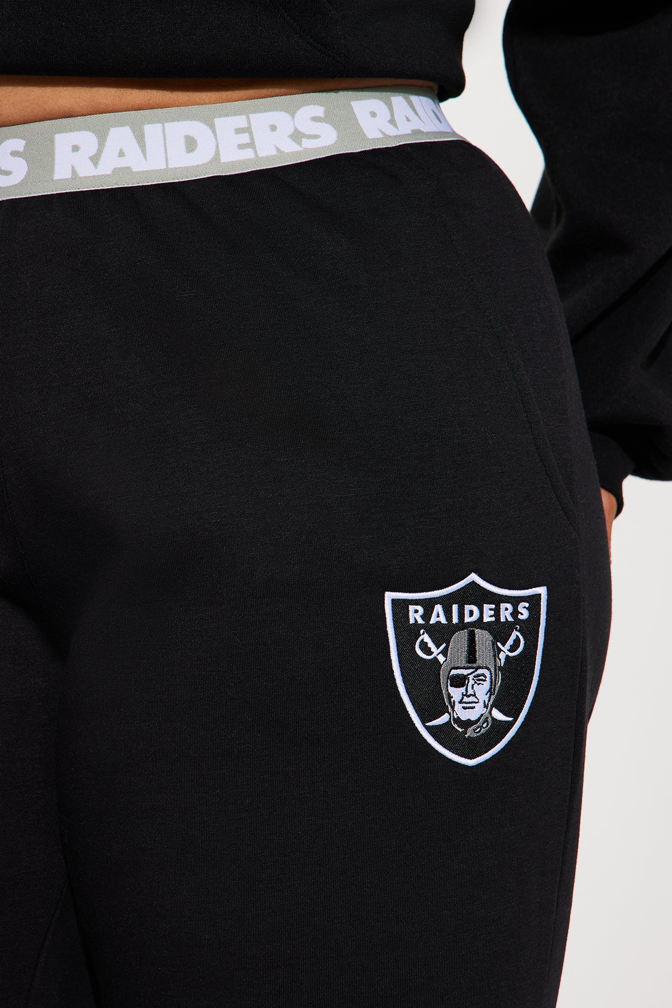 Raiders Home Advantage Wide Leg Pant - Black