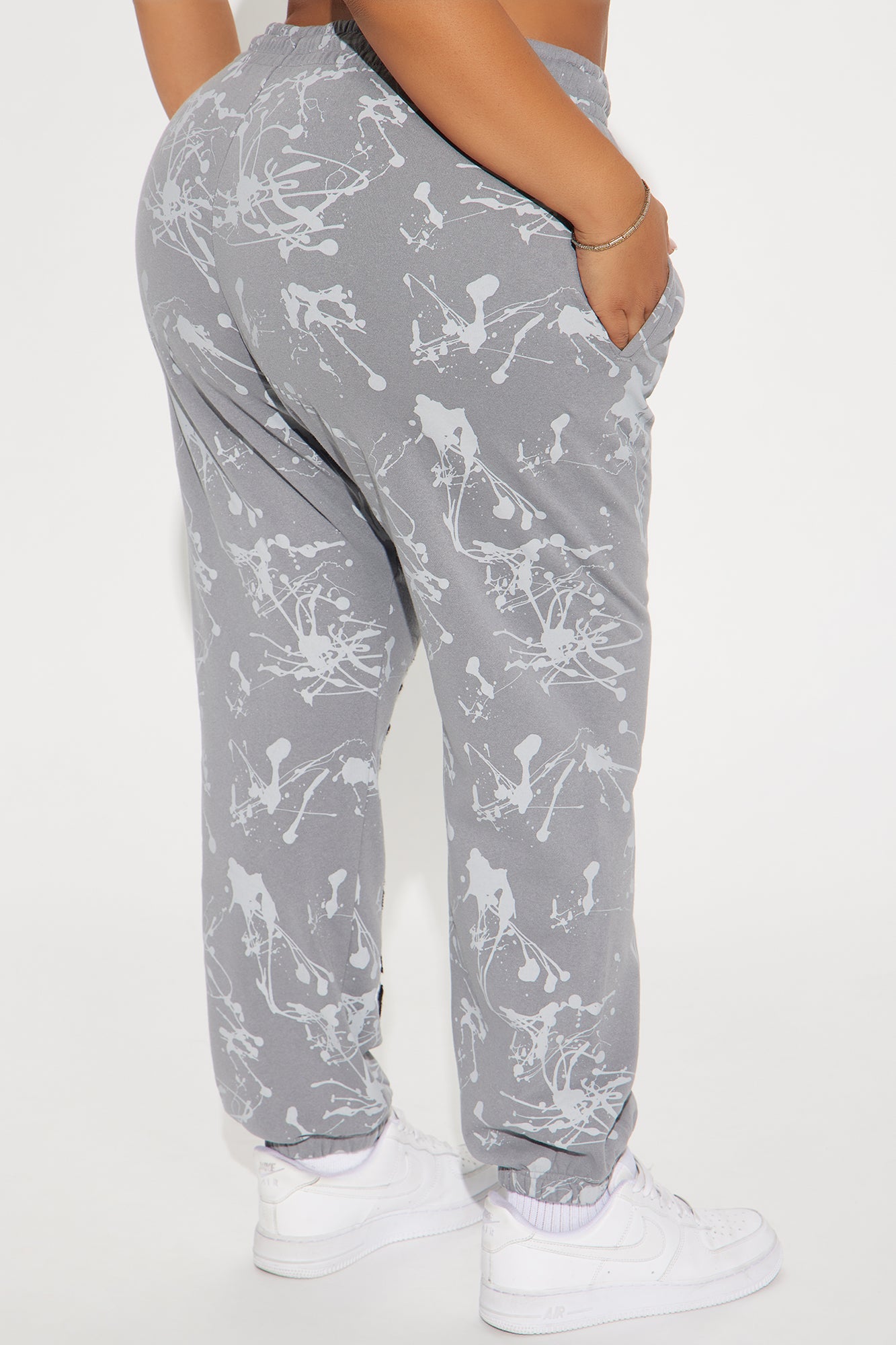 Von Dutch Paint Jogger - Grey/Black