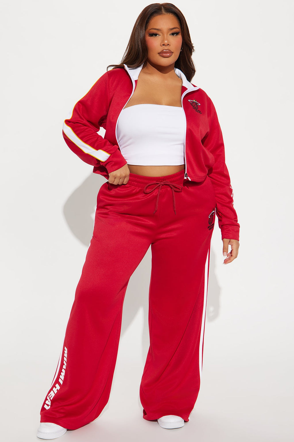 Miami Heat Halftime Track Pant - Red