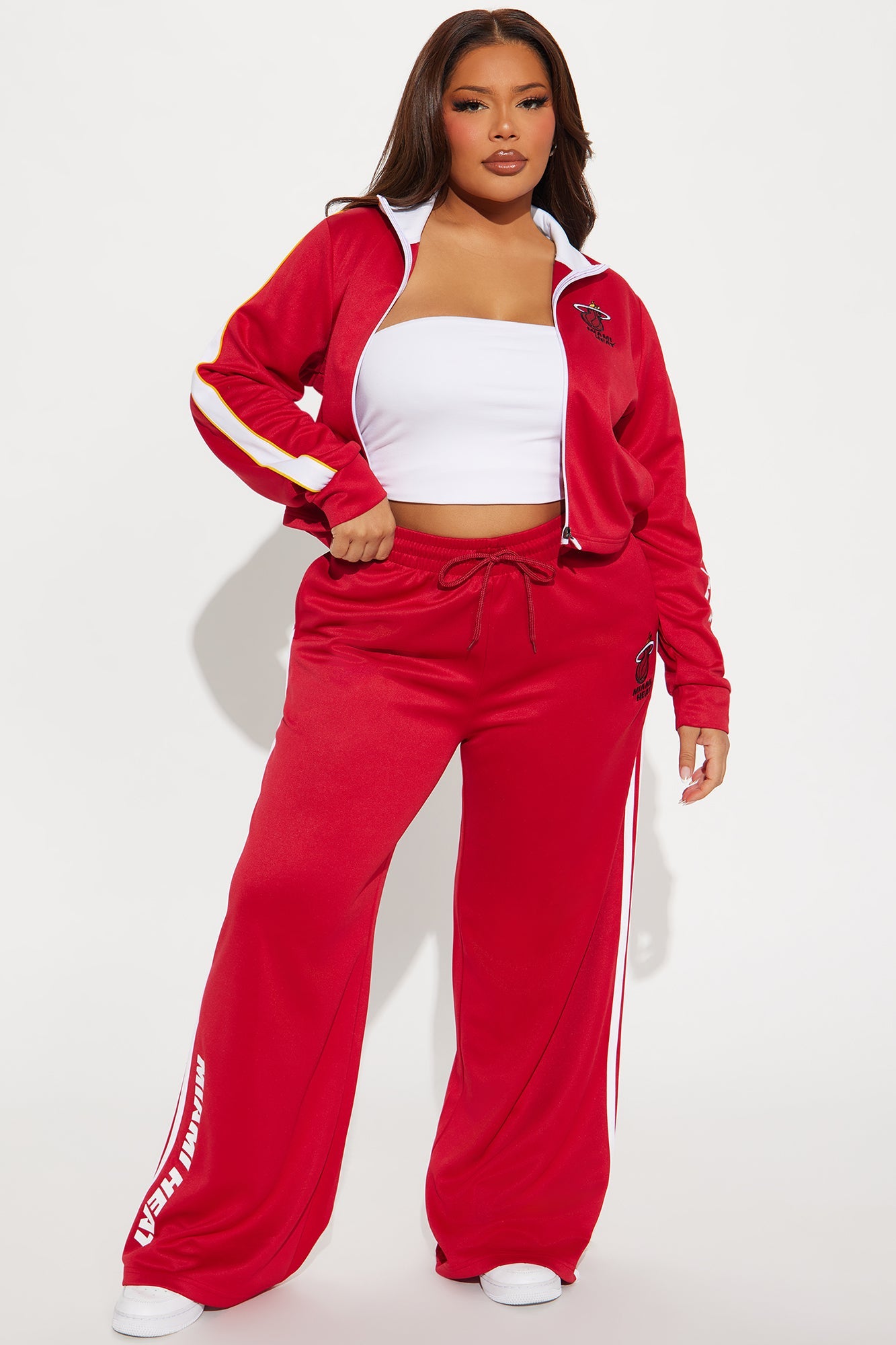 Miami Heat Halftime Track Pant - Red