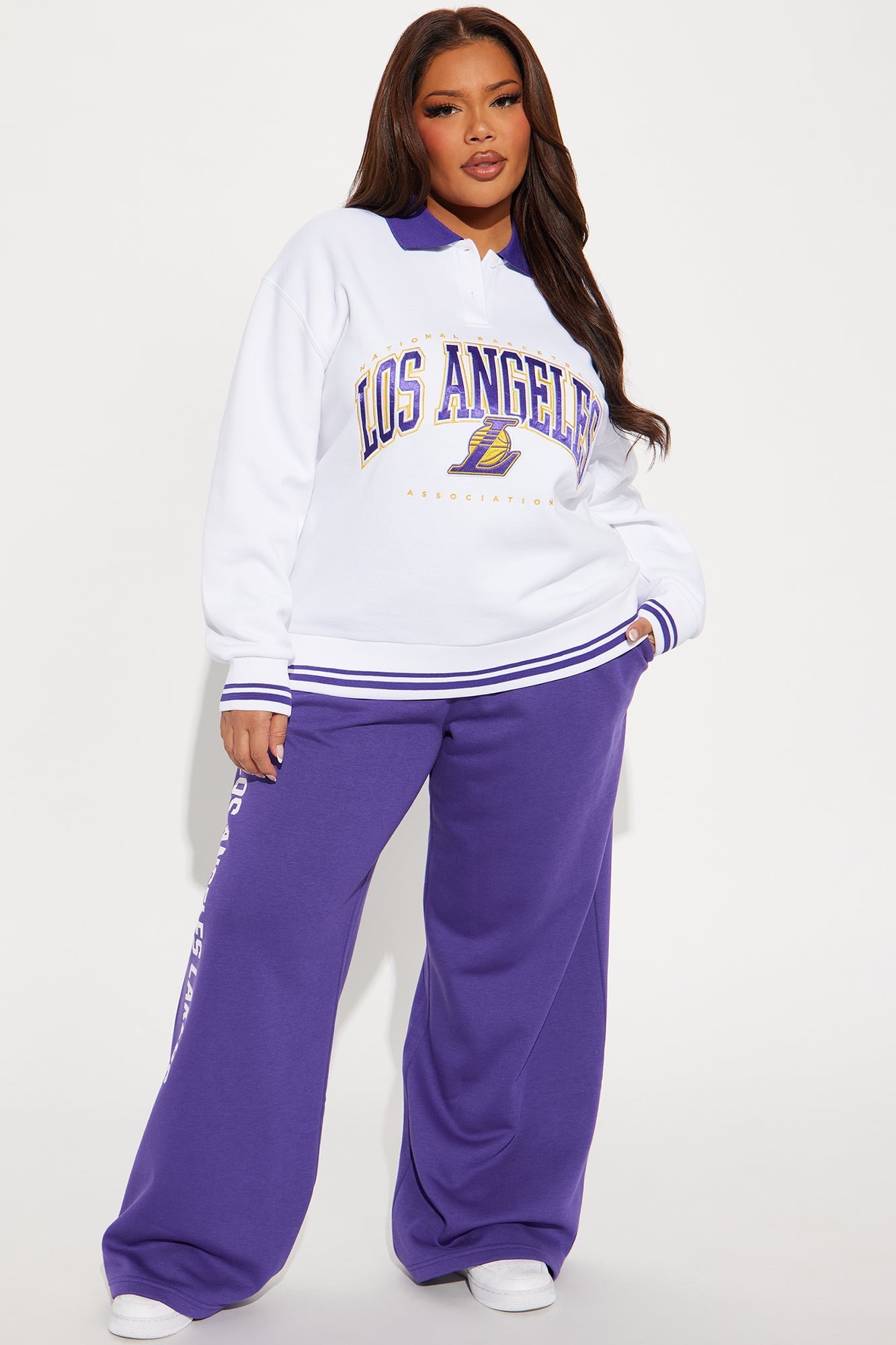 Lakers Warm Up Sweatshirt - White