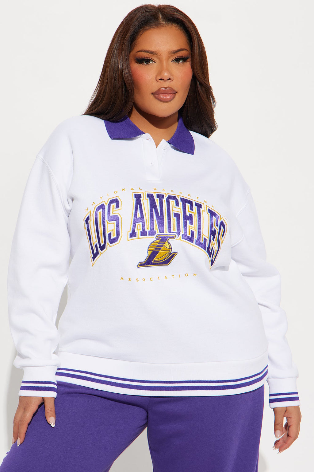 Lakers Warm Up Sweatshirt - White