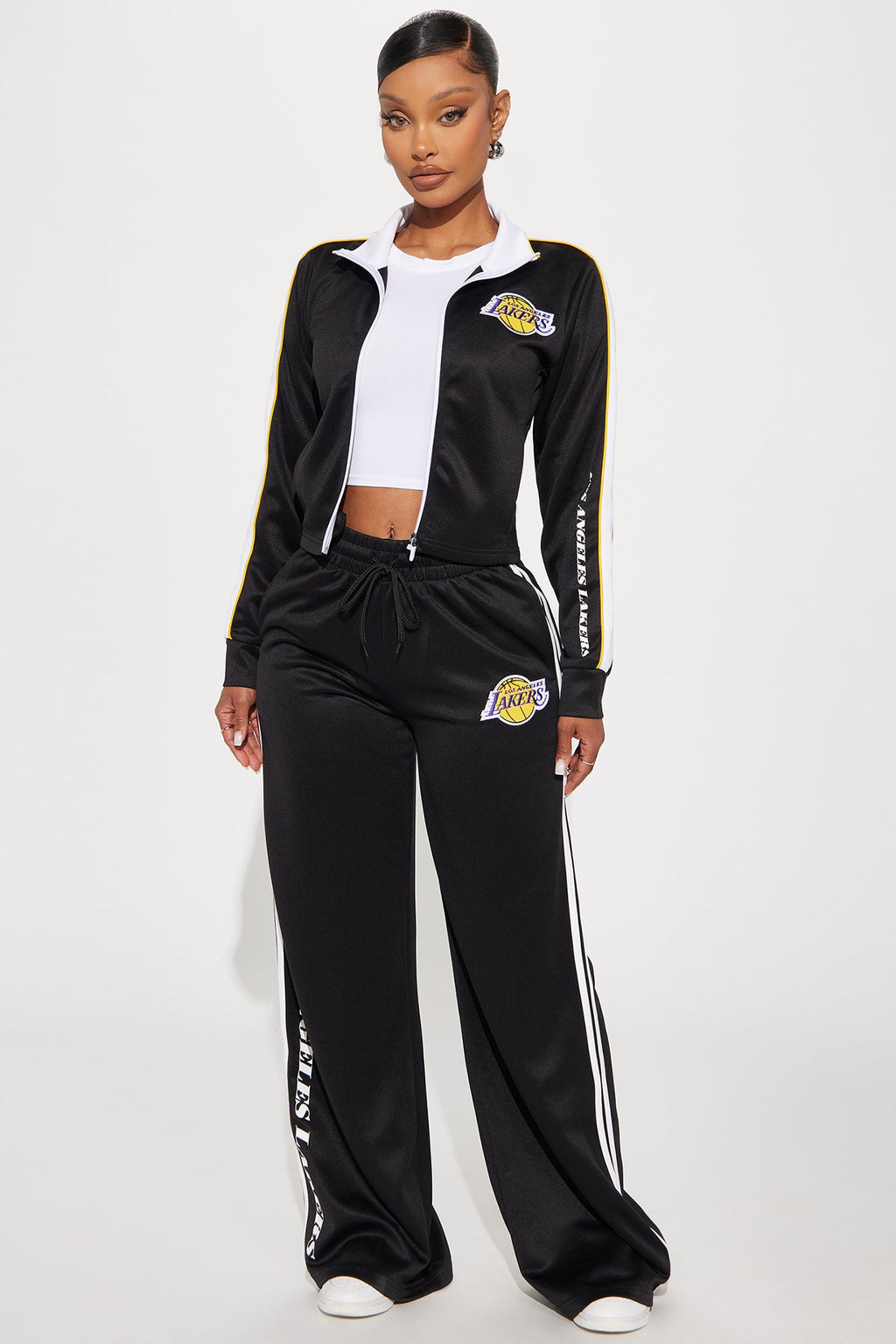 Lakers Halftime Zip Up Jacket - Black