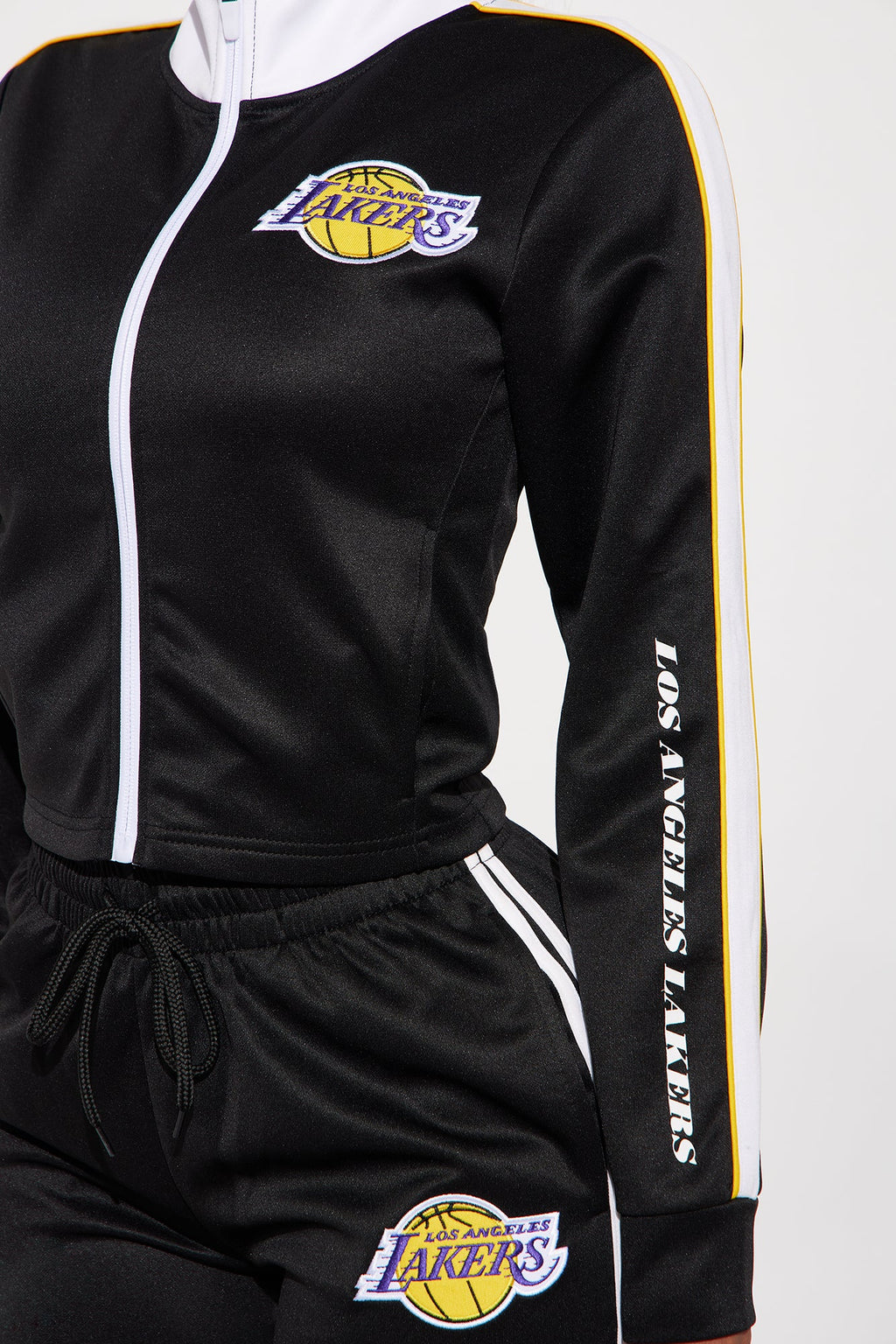 Lakers Halftime Zip Up Jacket - Black
